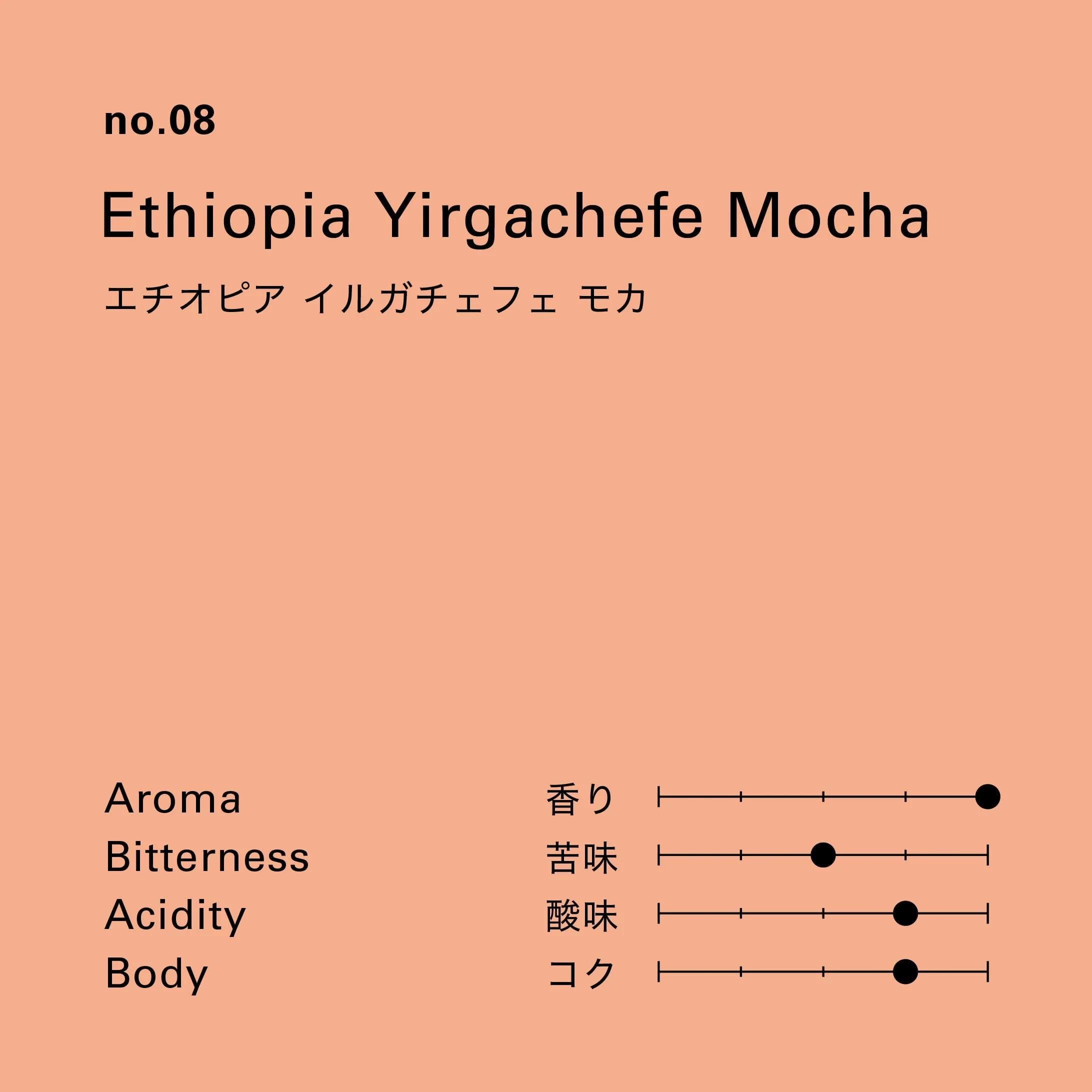 Image of No.08 Ethiopian Yirgacheffe Mocha 100g