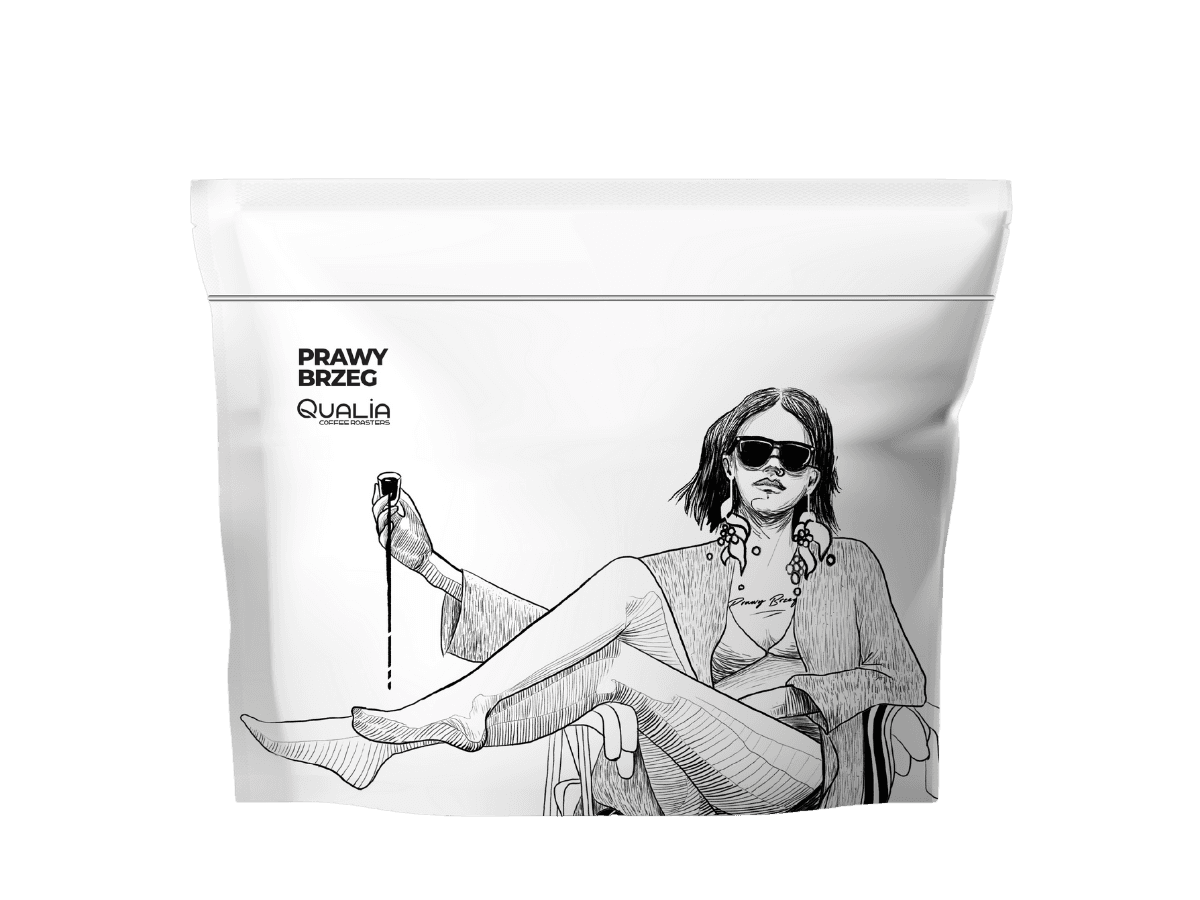Image of Coffee beans ground Qualia Prawy Brzeg 80 Szczecinskie Klimaty
