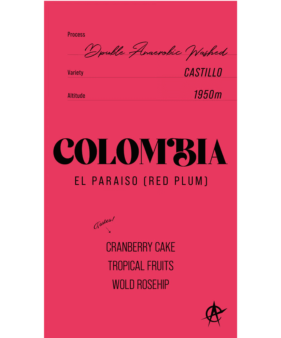 Image of Colombia El Paraiso Red Plum lot 150g