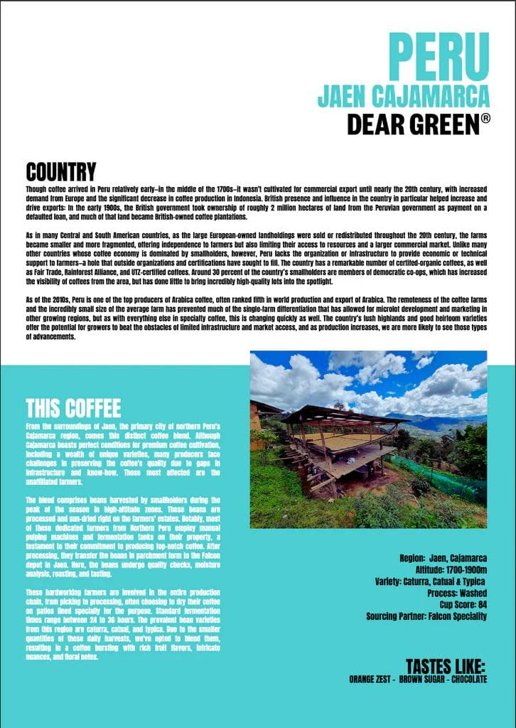 Image of Peru - Cajamarca - Washed