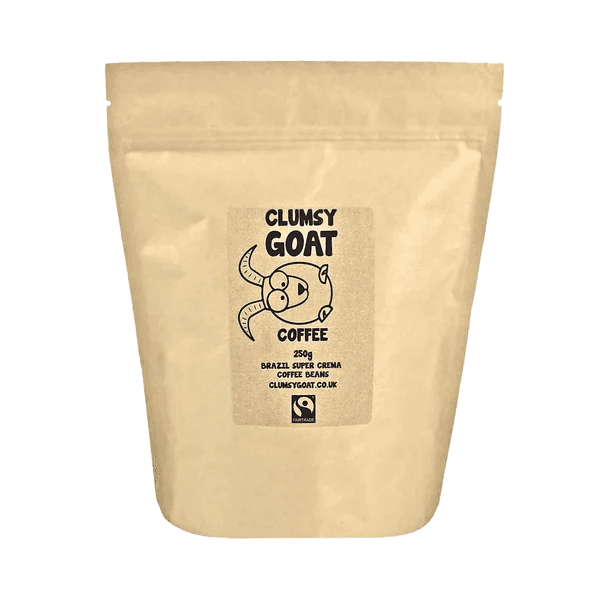 Image of Clumsy Goat Fairtrade Brazilian Super Crema Coffee Beans