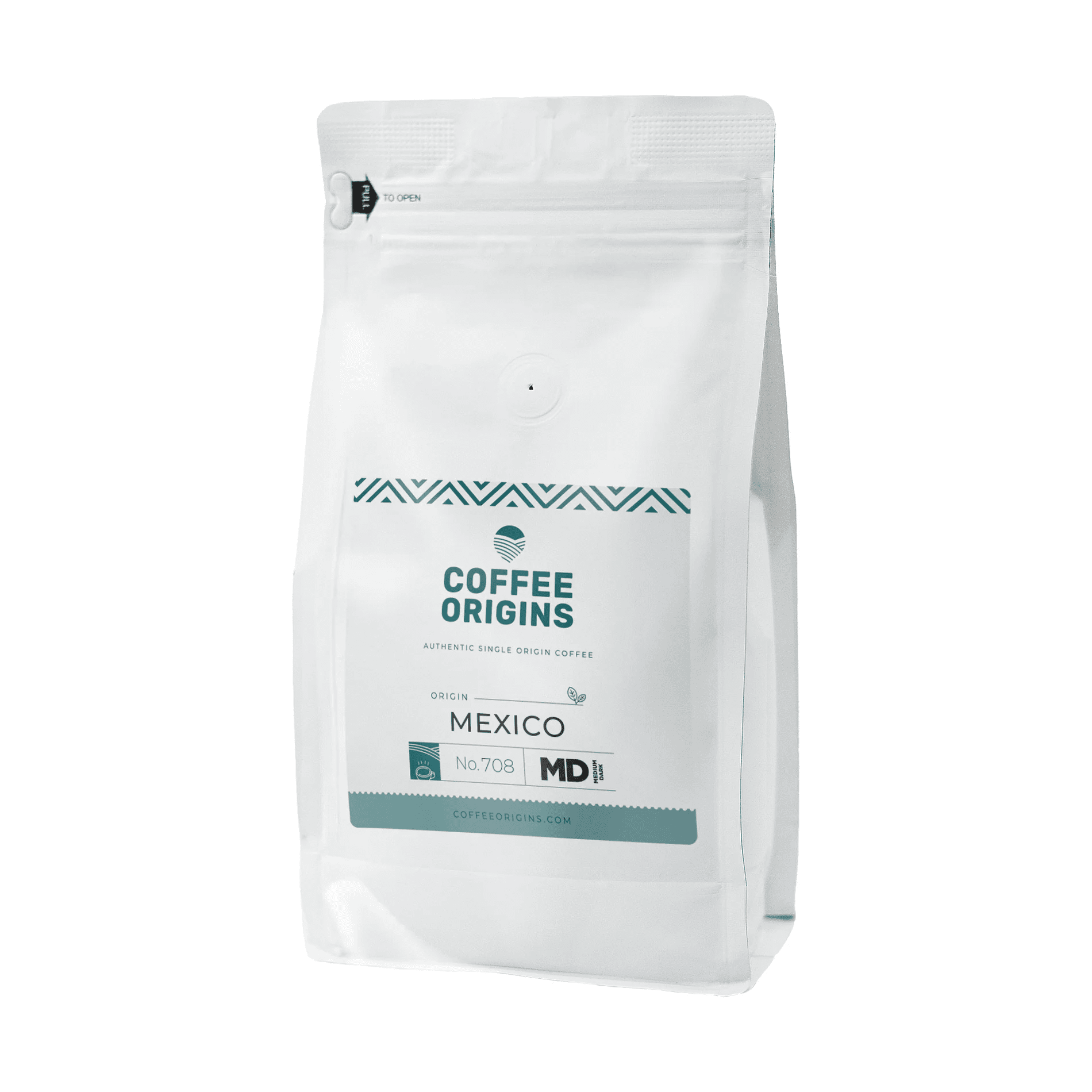 Image of No 708 Origin Mexico - Whole Bean or Ground Coffee - 12 