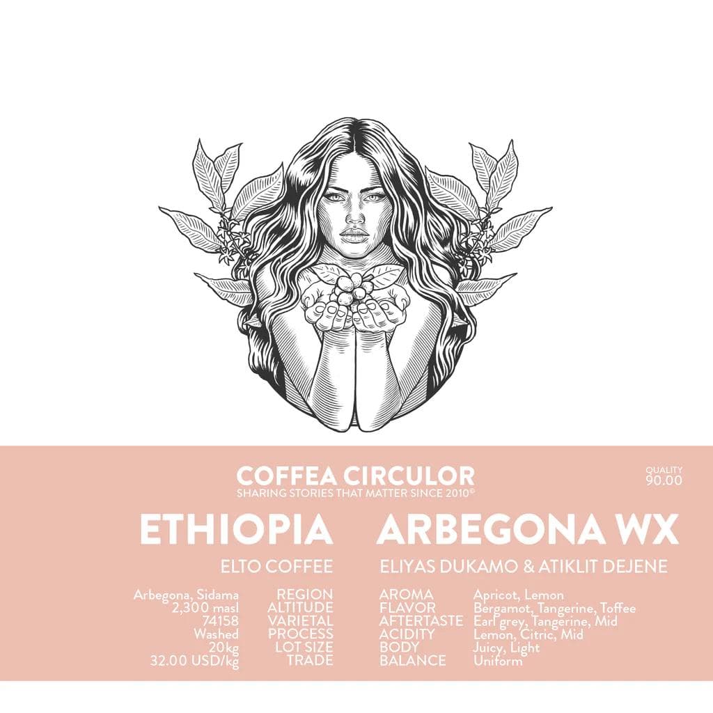 Image of ETHIOPIA Elto Arbegona Washed WX