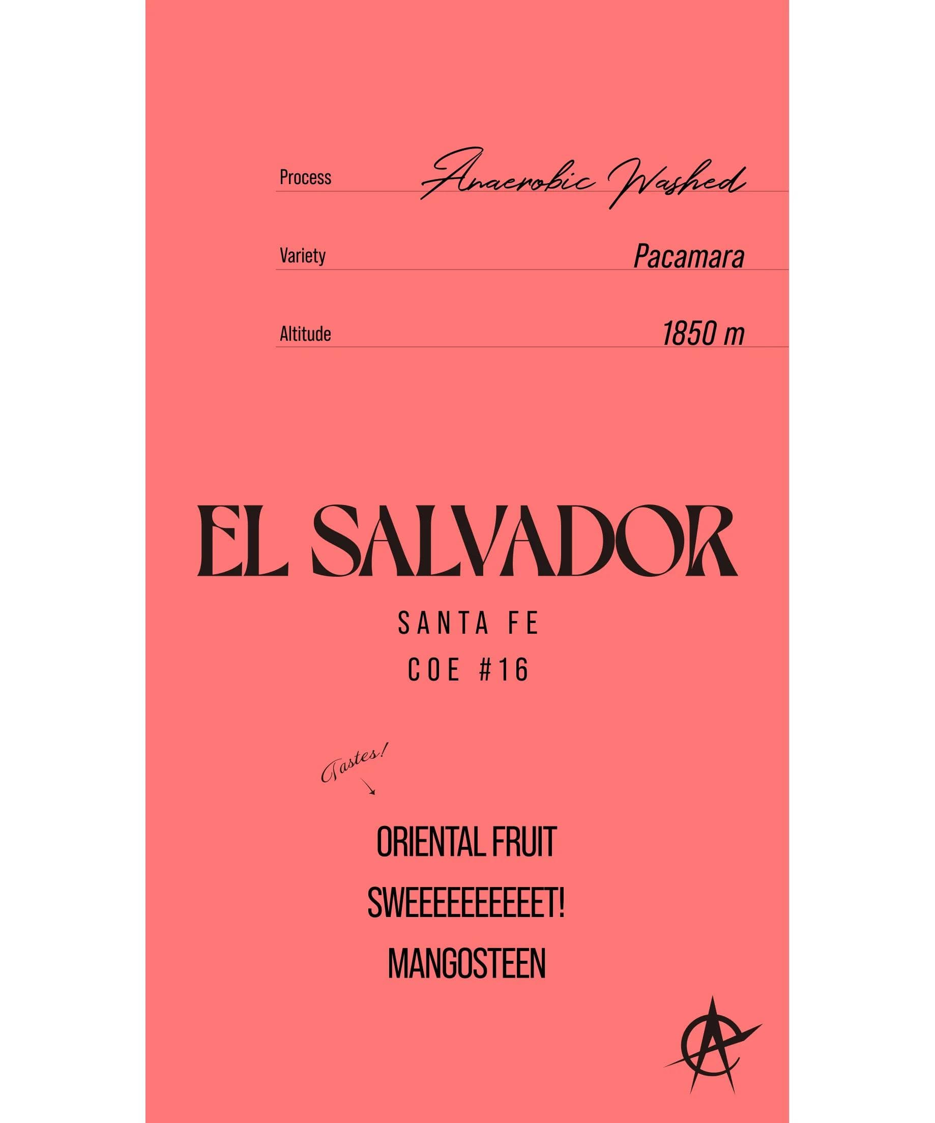 Image of El Salvador Santa Fe COE#16 Pacamara - Anaerobic Washed