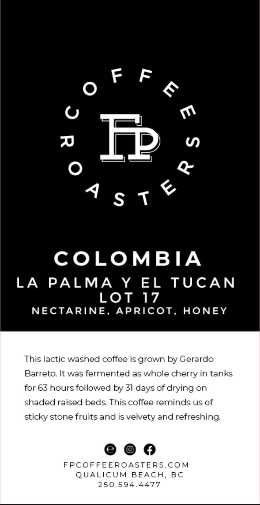 Image of Colombia - La Palma Y El Tucan -Lot 17