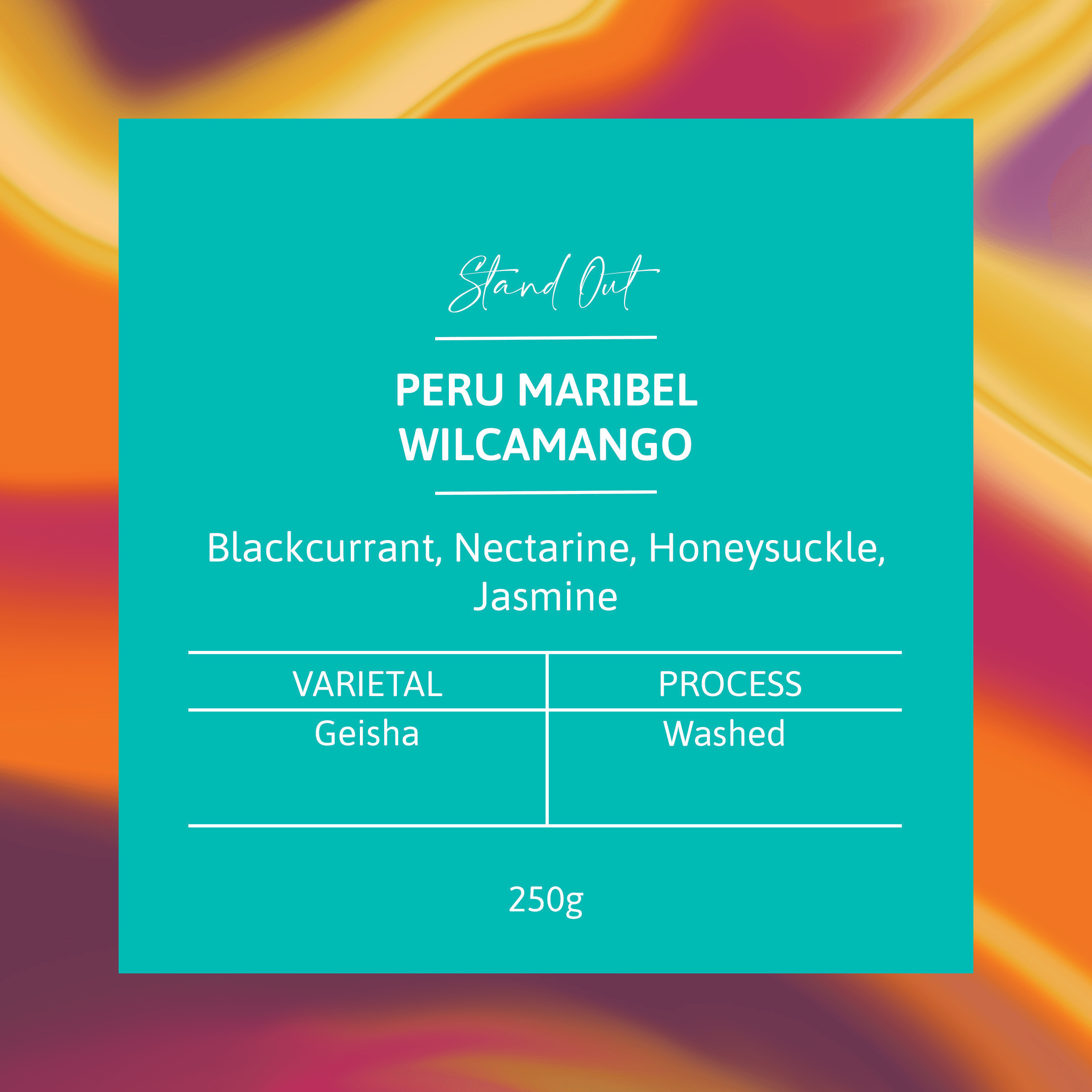 Image of Peru Maribel Wilcamango Geisha