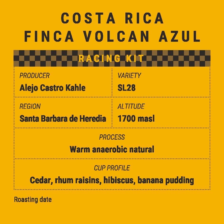 Image of Costa Rica Finca Volcan Azul Racing Kit