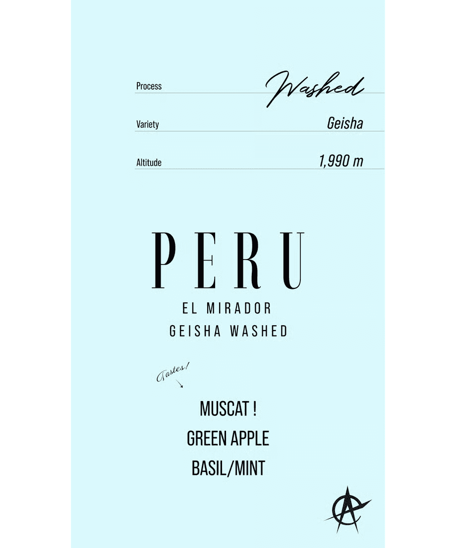 Image of Peru El Mirador Geisha - Washed
