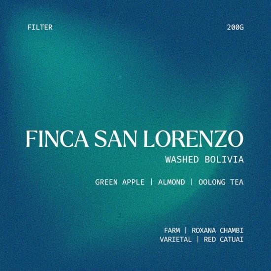 Image of Filter Finca San Lorenzo Bolivia