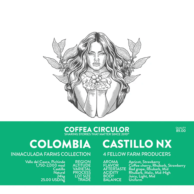 Image of Coffea Circulor - Columbia Castillo NX 