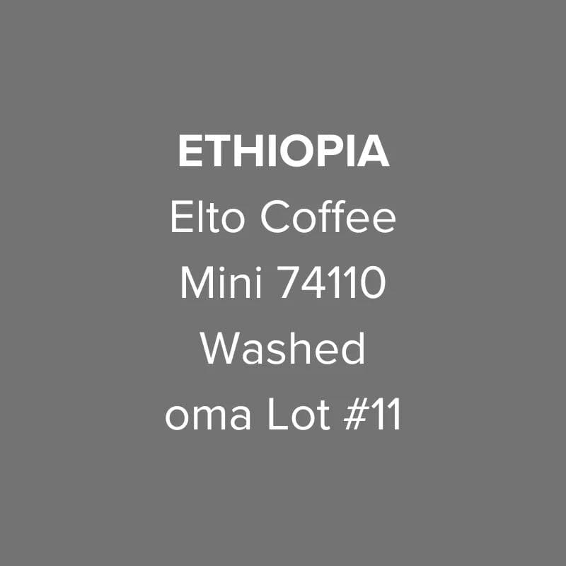 Image of Ethiopia Elto Coffee Sidama Bona Mini 74110 Washed oma Lot 11
