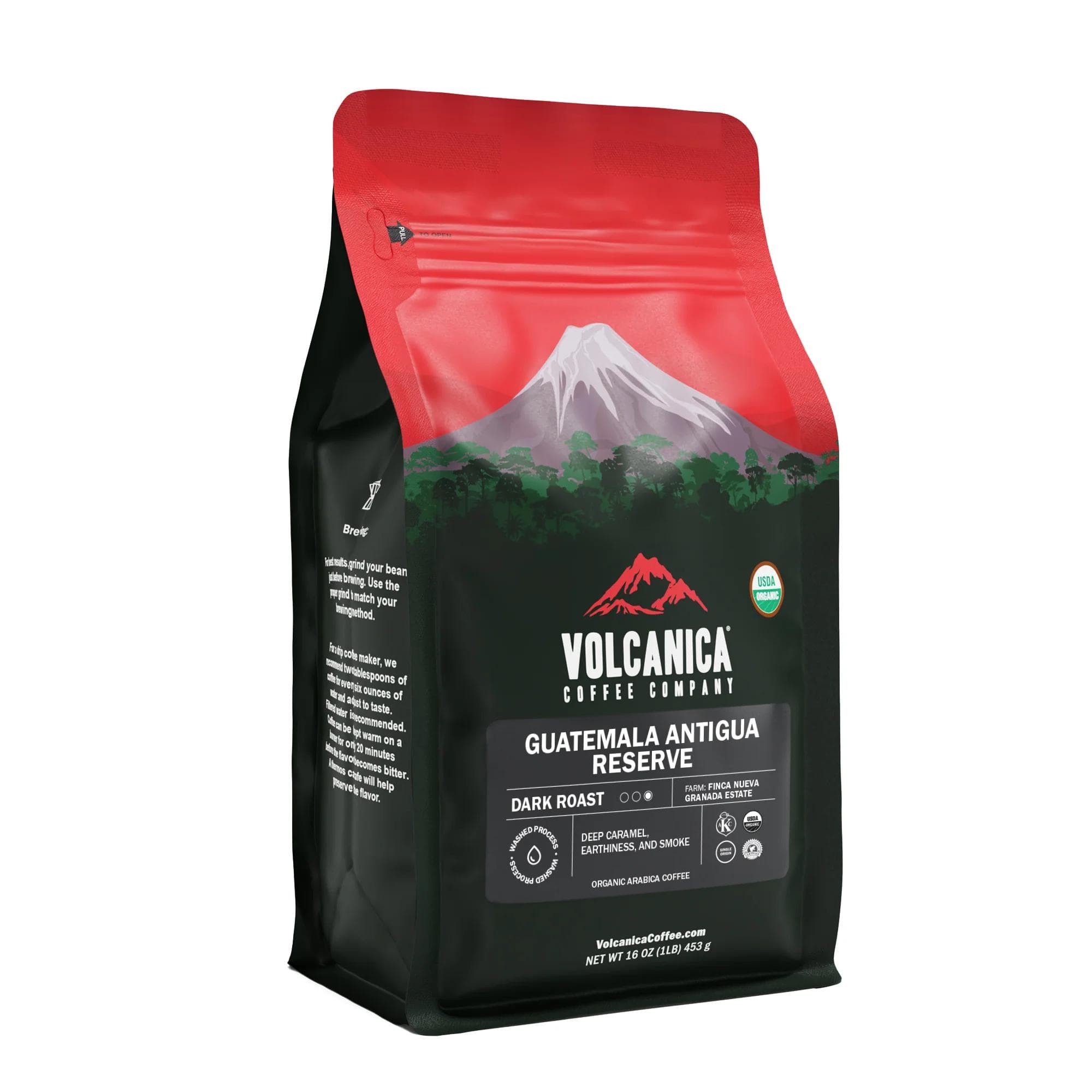 Image of Guatemala Antigua Dark Roast Coffee - Reserve - USDA Organic