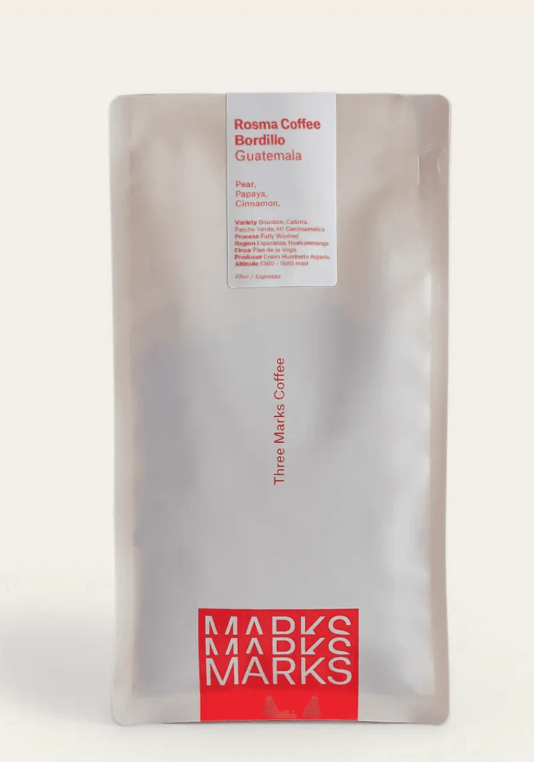 Image of Three Marks - Rosma Coffee Bordillo Guatemala 