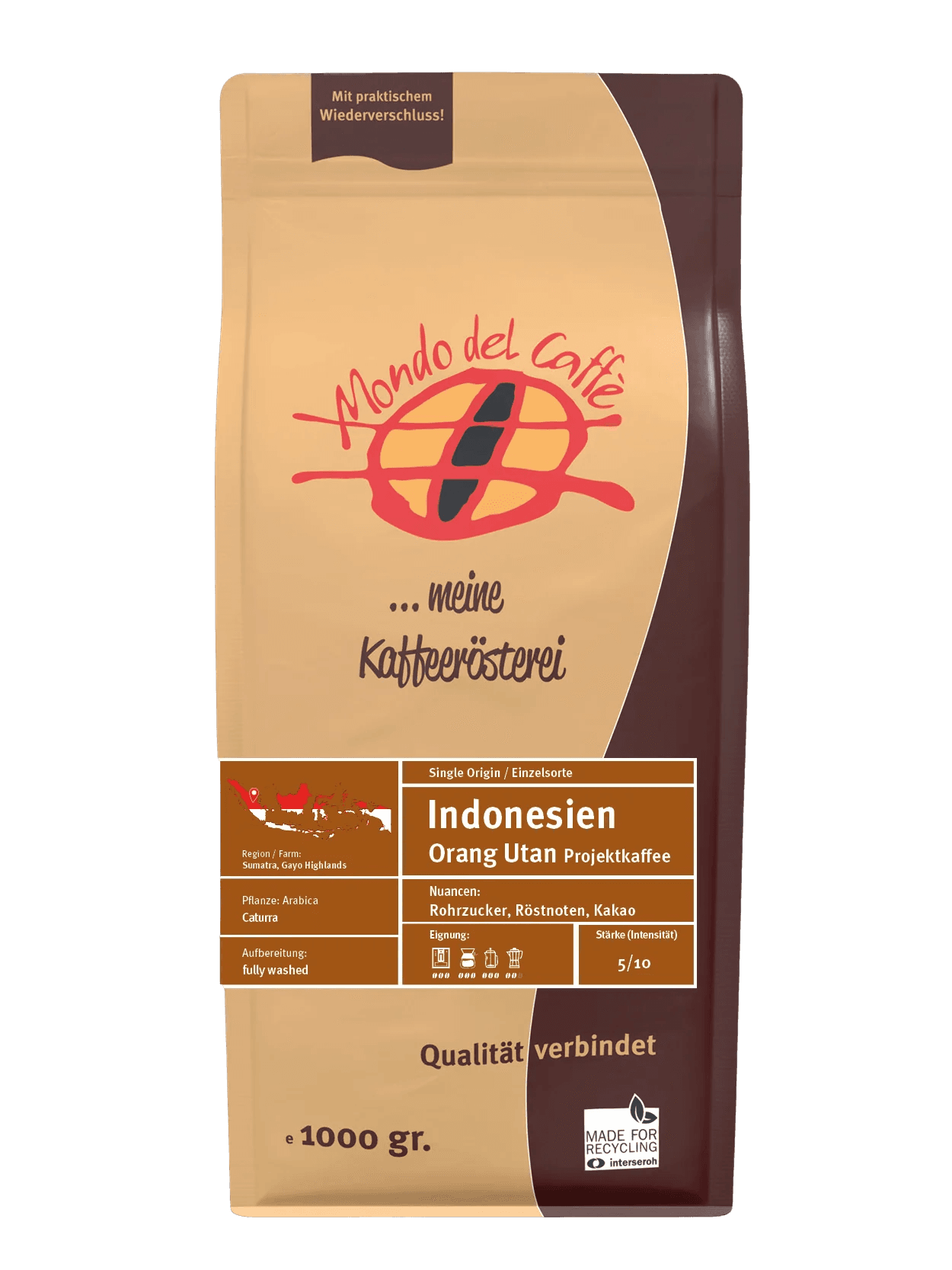 Image of Indonesien Orang Utan Projektkaffee