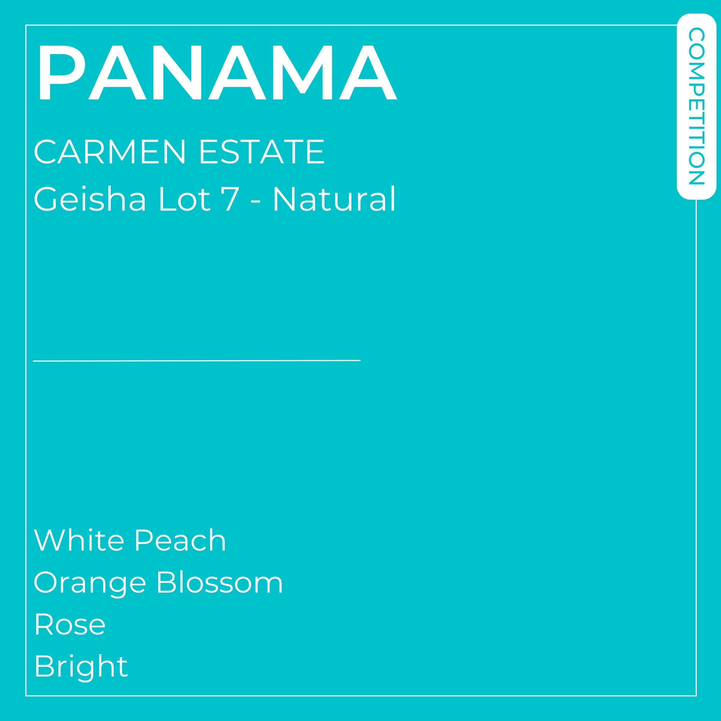 Image of Panama - Paso Ancho - Finca Carmen Estate - Natural Geisha Lot 7