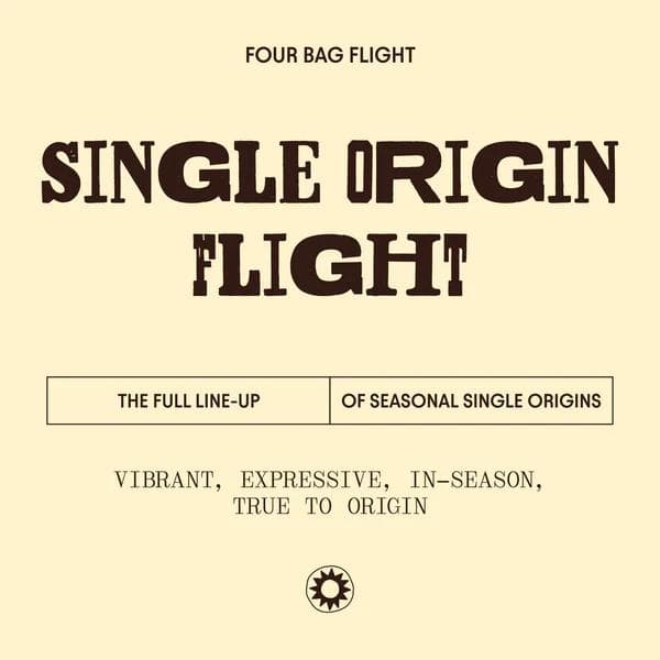 Image of Flight - Single Origins