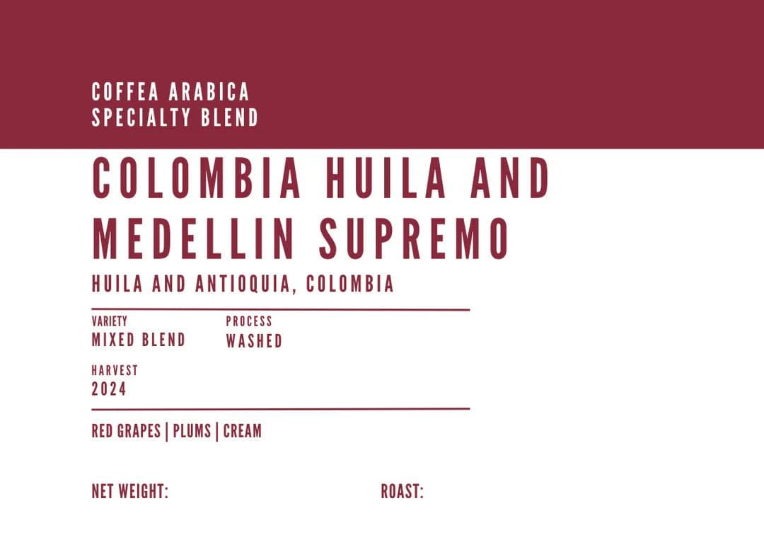 Image of Colombia Huila and Medellin Supremo