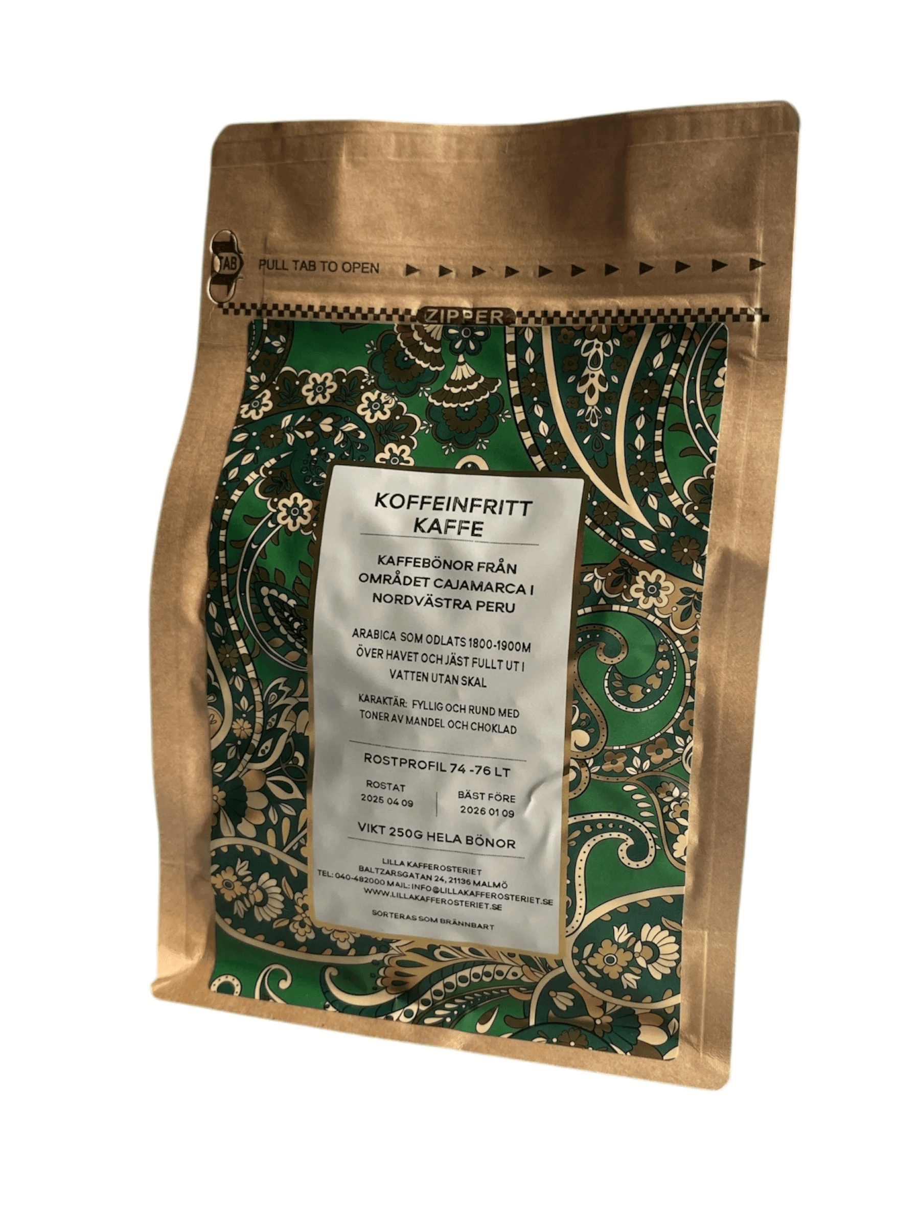 Image of Decaffeinated coffee Peru