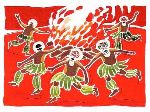 Image of PNG Fire Dancer