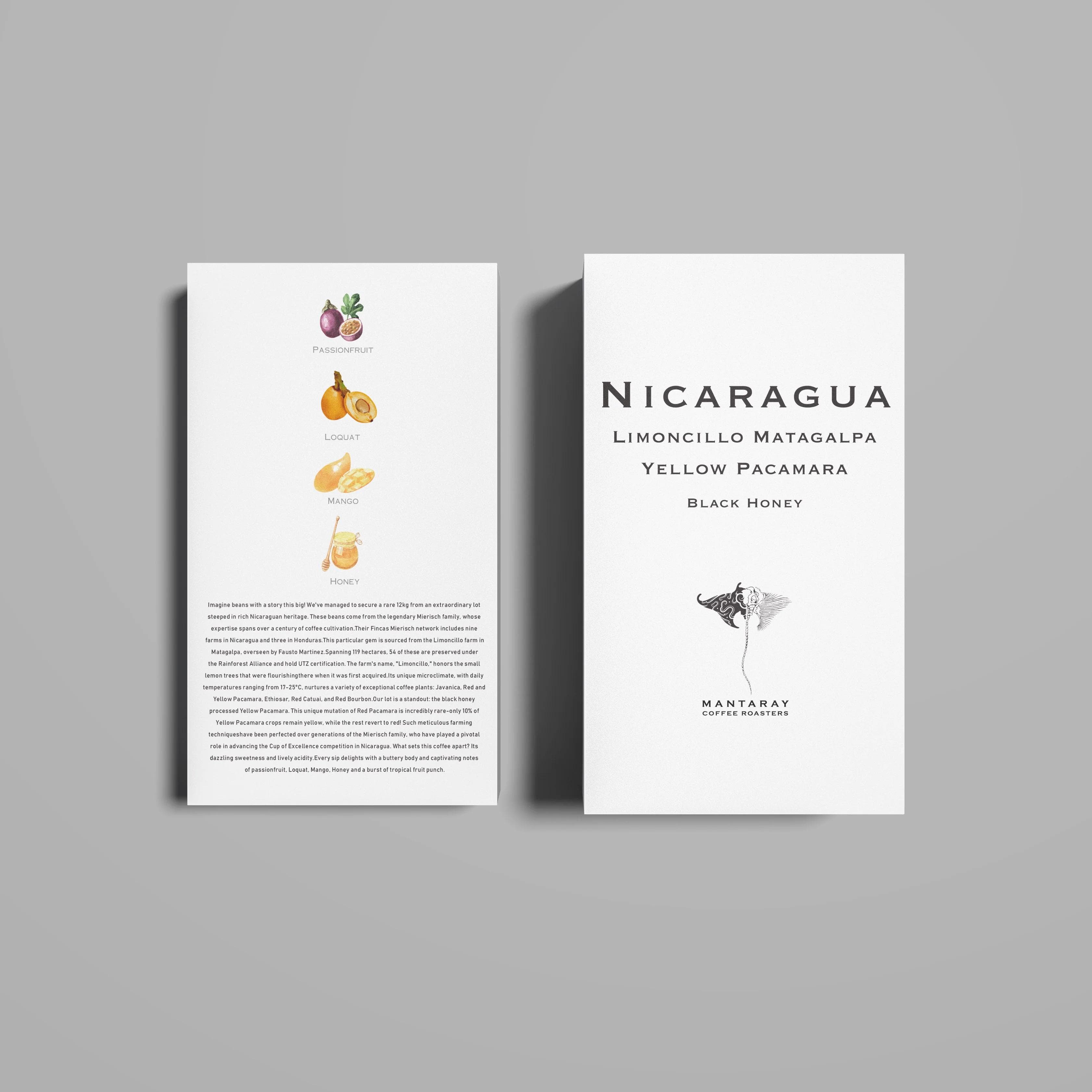 Image of Nicaragua Limoncillo Matagalpa | Black honey | Yellow Pacamara