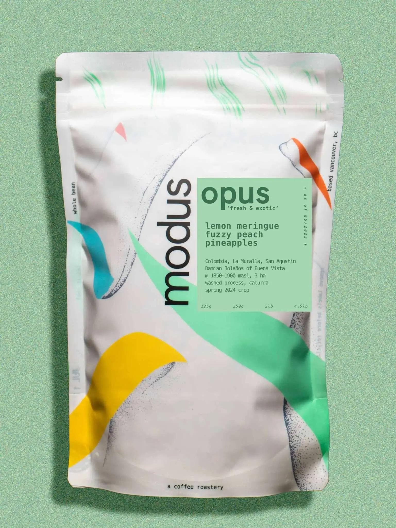 Image of Opus Colombia Damian Bolanos Caturra WSHD