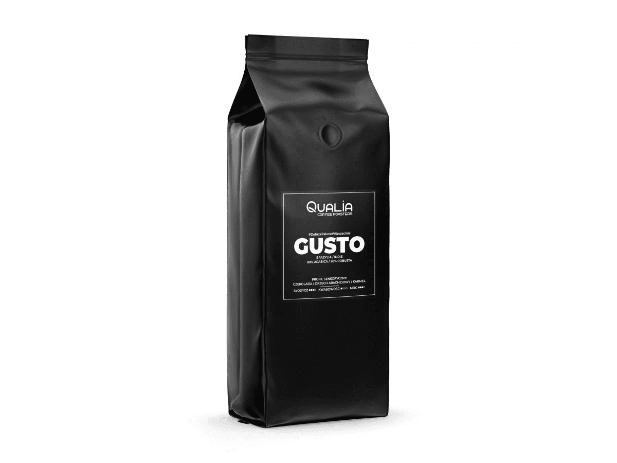 Image of Qualia Gusto coffee beans ground - 1