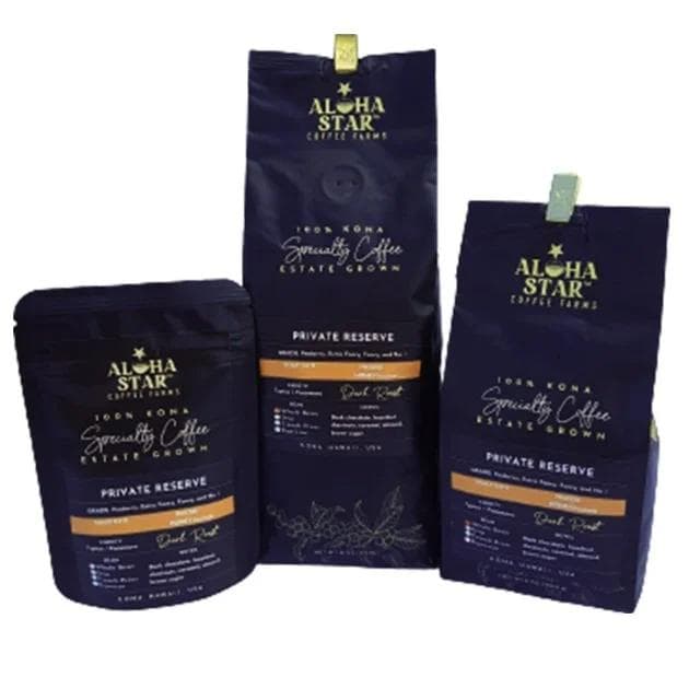 Image of Aloha Star 100 Kona Coffee Private Reserve Honey Medium Roast