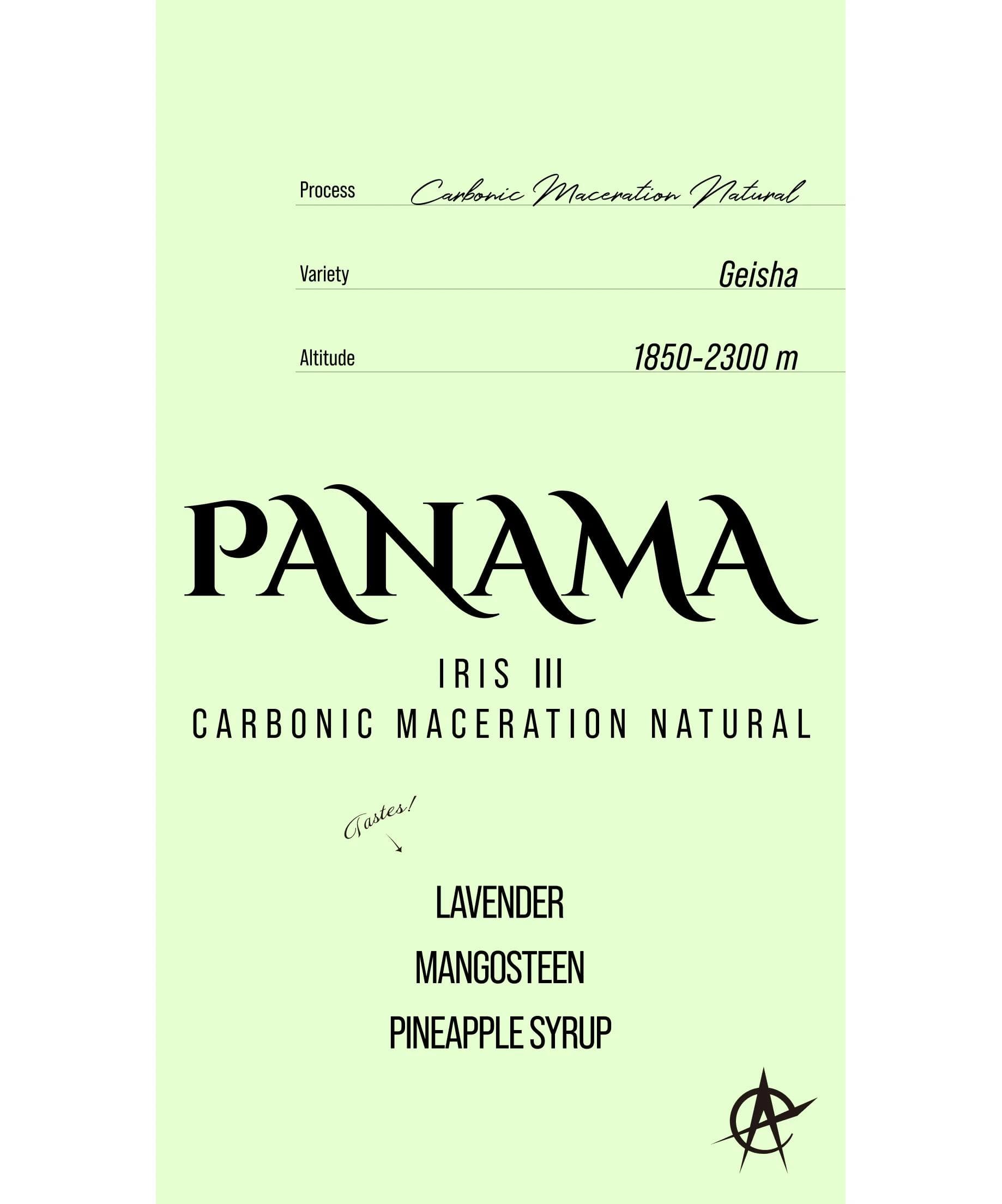 Image of Panama Iris Ⅲ, Geisha - Carbonic Maceration Natural