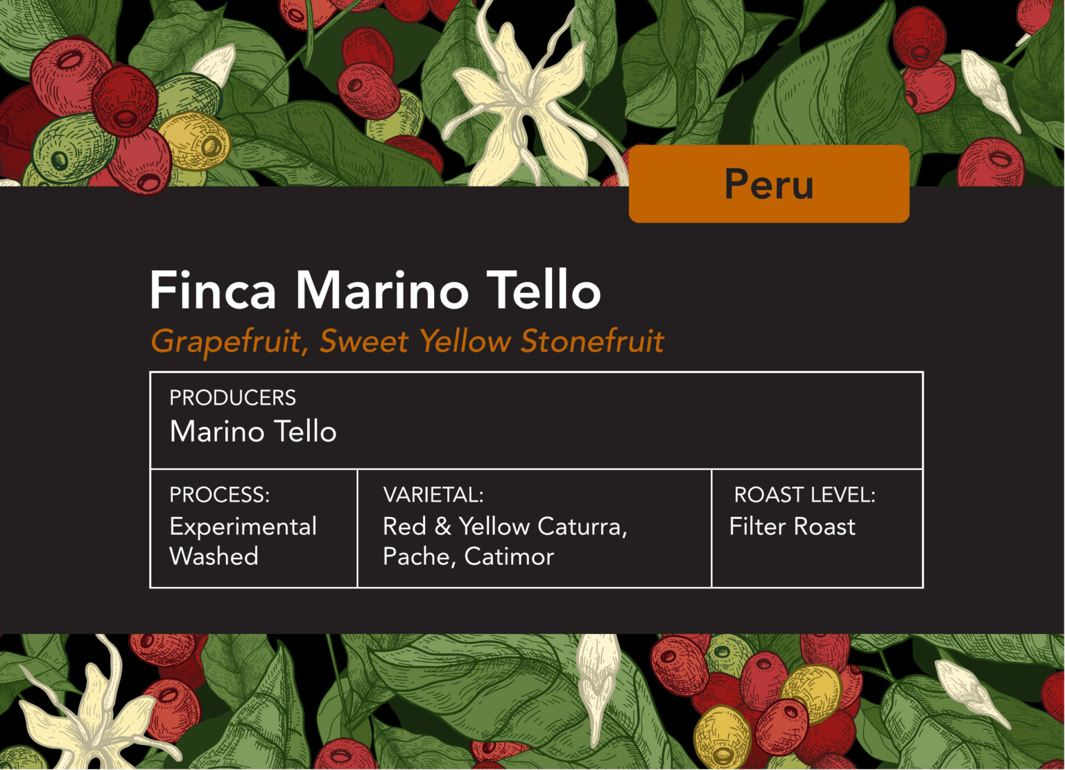 Image of Peruvian Finca Marino Tello