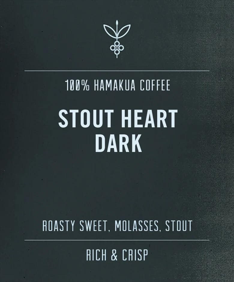 Image of Hamakua Stout Heart Dark 100 Hamakua Coffee