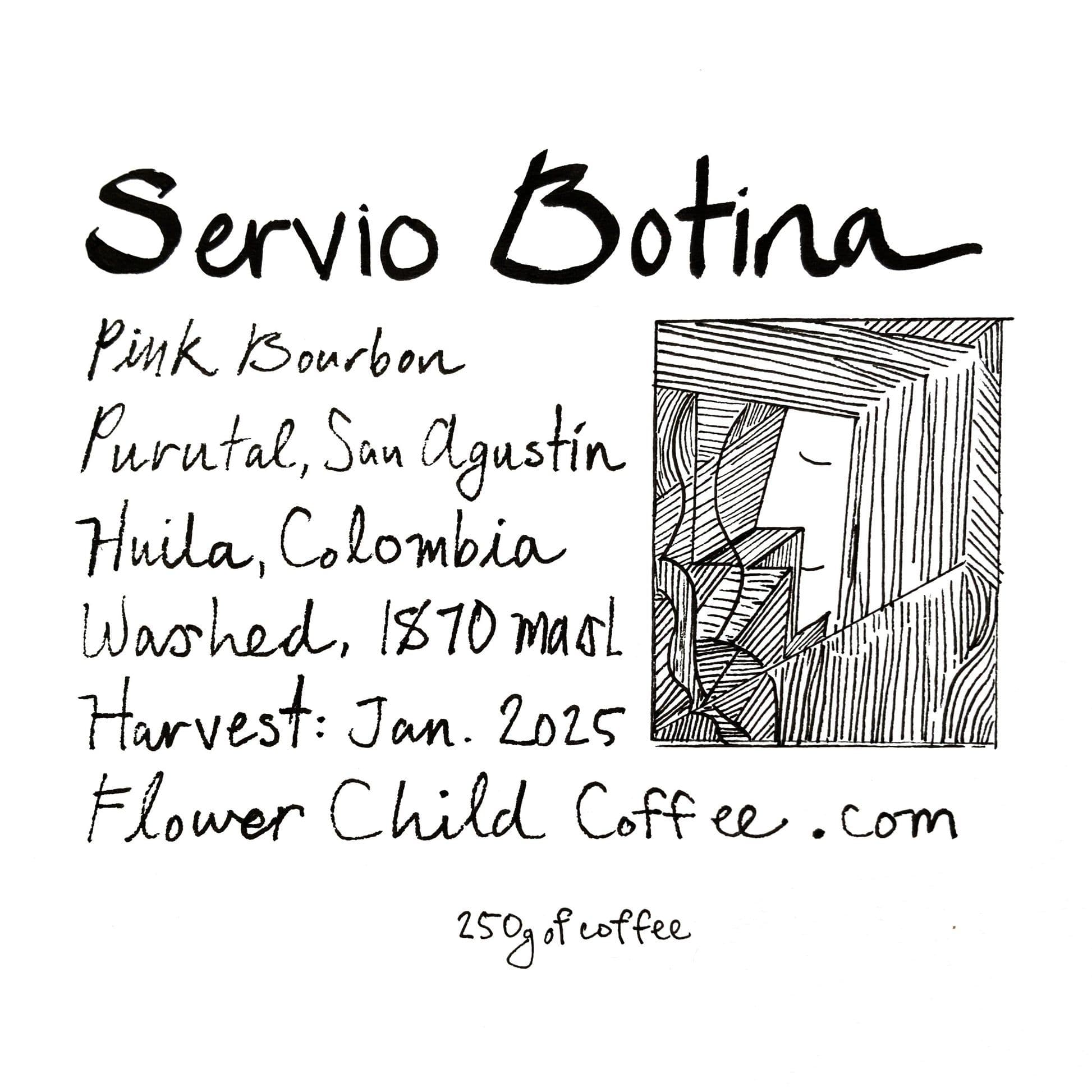 Image of Servio Botina Pink Bourbon