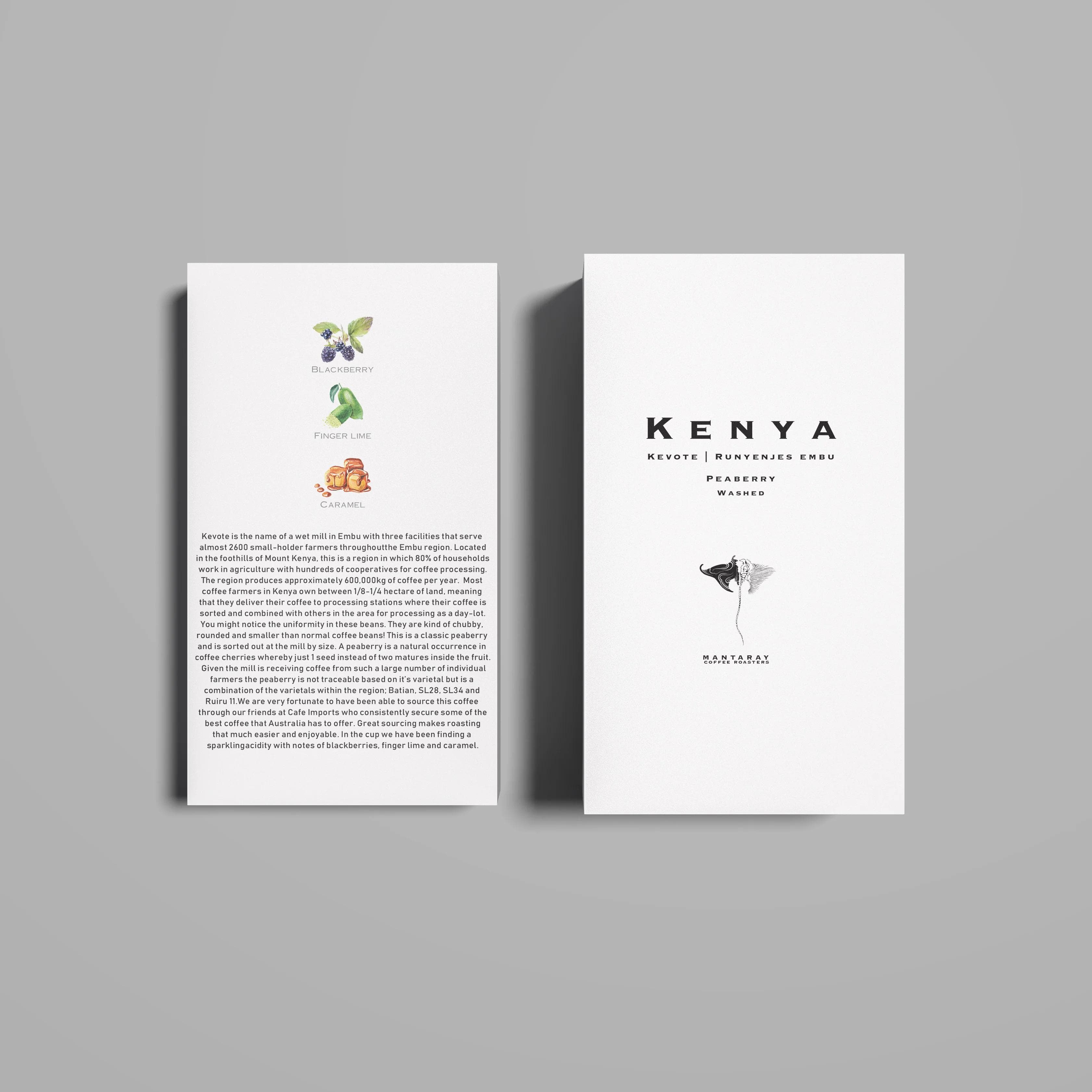 Image of Kenya Peaberry | Kevote Runyenjes Embu (Single Origin Espresso)
