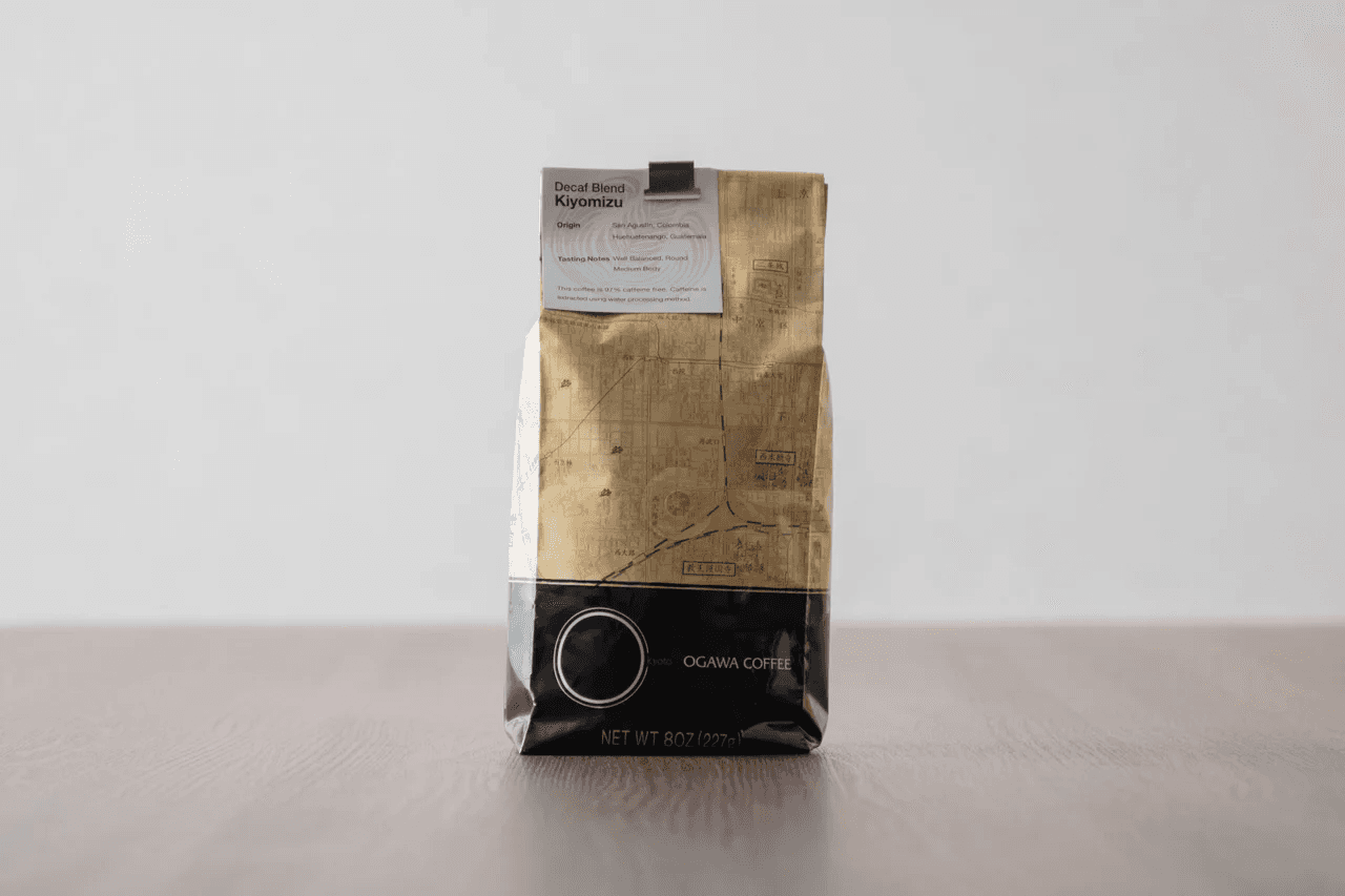 Image of Kiyomizu Blend Decaffeinated Coffee Whole Beans