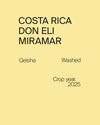 Image of Costa Rica Don Eli Miramar Geisha Washed