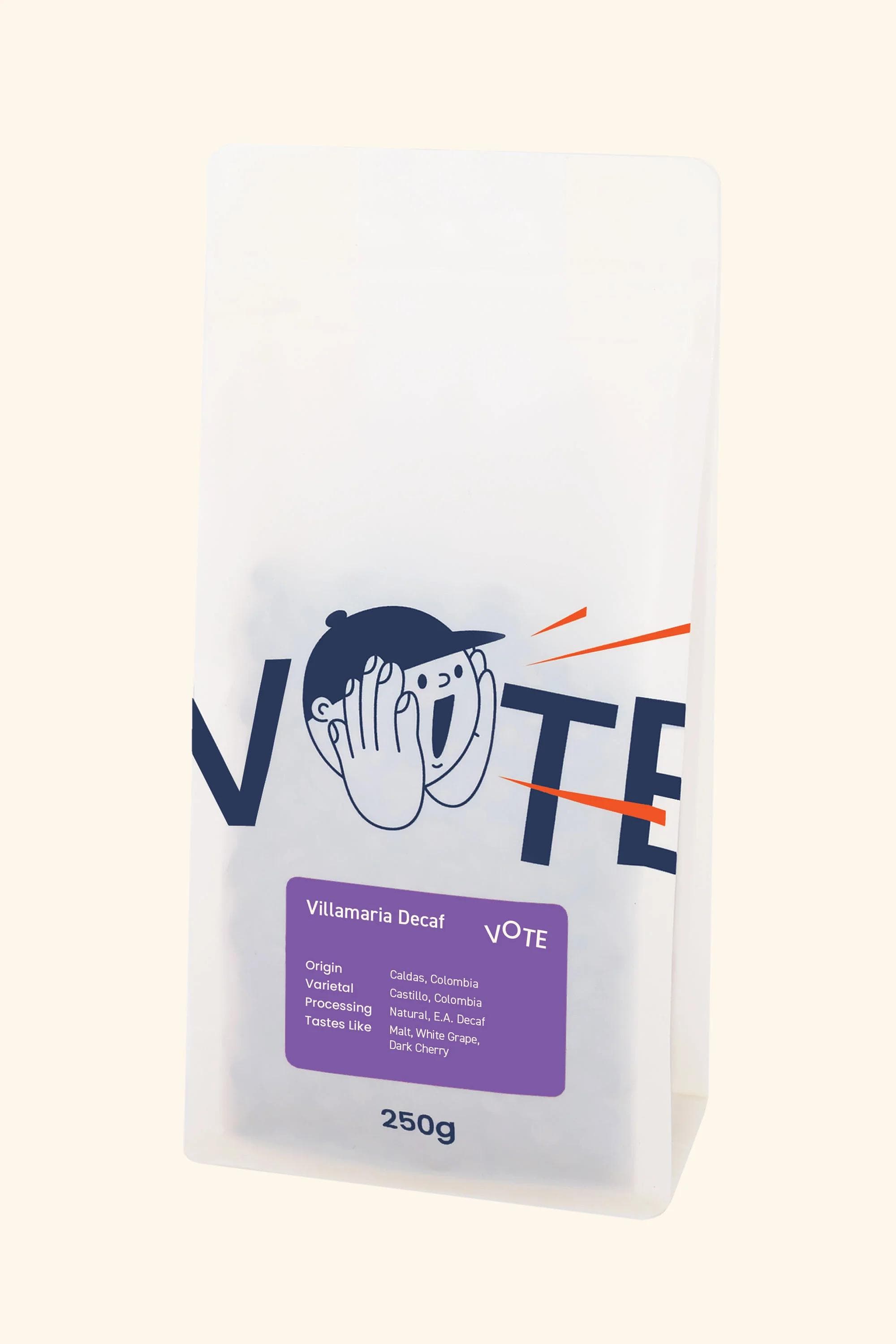 Image of Villamaria Decaf - Colombia - Natural EA Decaf