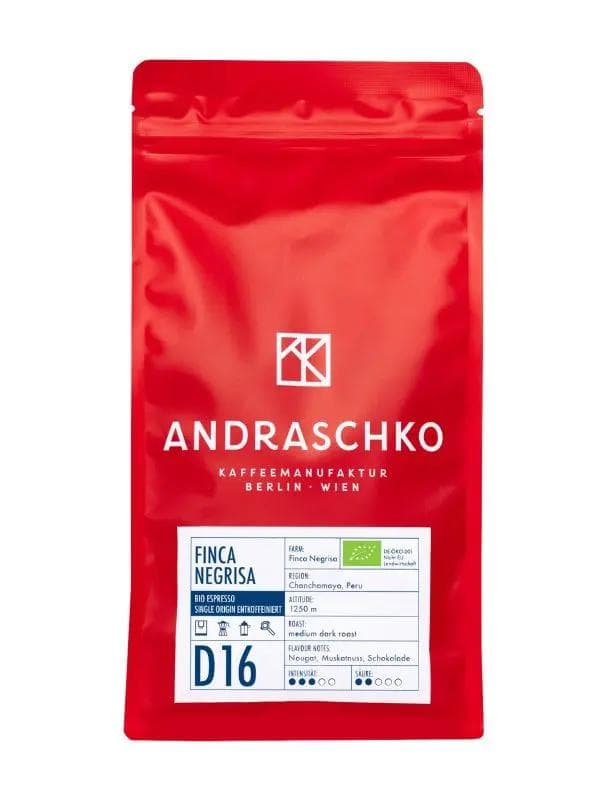 Image of Peru Finca Negrisa Organic Single Origin Espresso decaffeinated - DE-ÖKO-001 250g