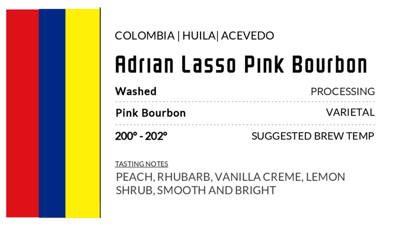 Image of Colombia - Adrian Lasso Pink Bourbon