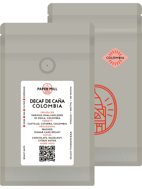 Image of Decaf De Cana Colombia Espresso Filter