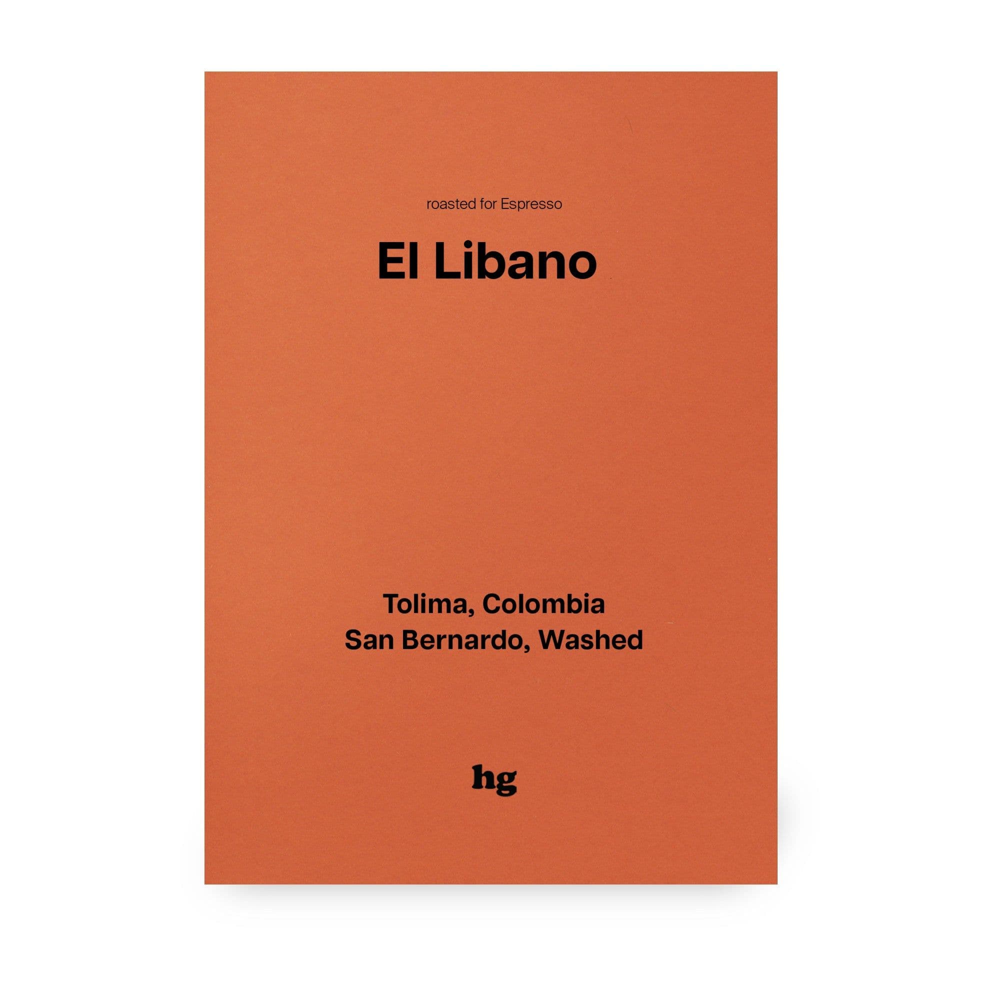 Image of E El Libano San Bernardo Washed Colombia 