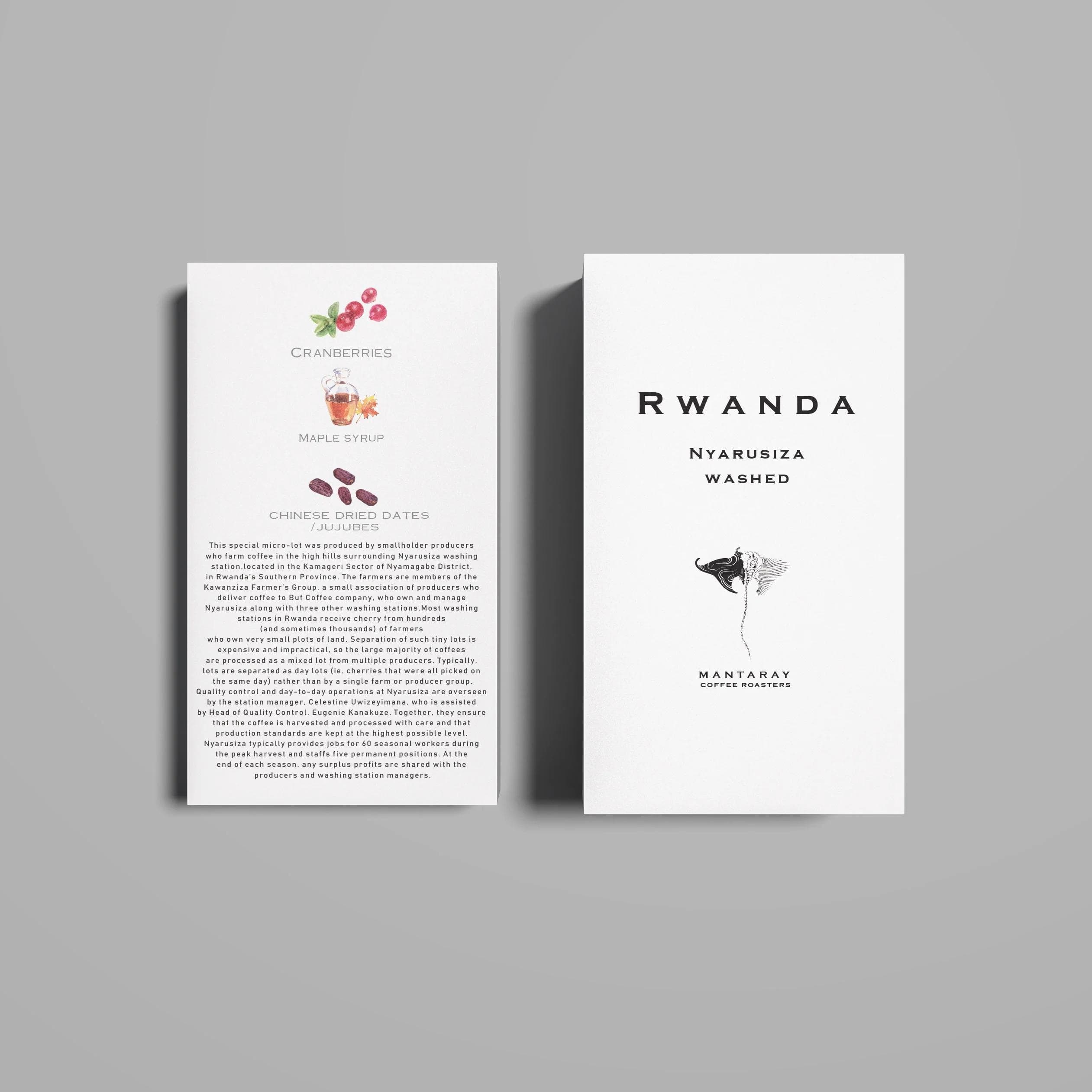 Image of Rwanda Nyarusiza washed (Single Origin Espresso)