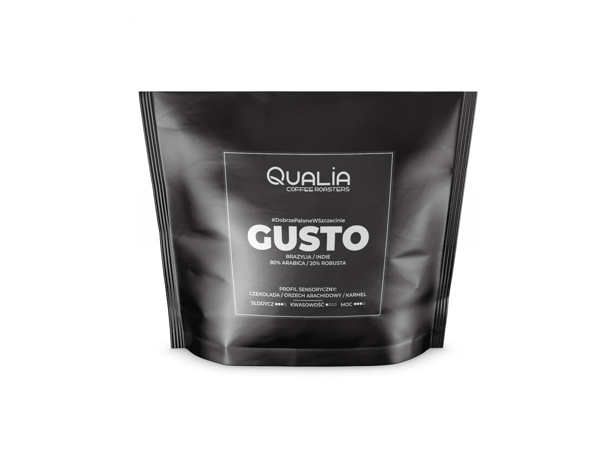Image of Qualia Gusto coffee beans ground - 250