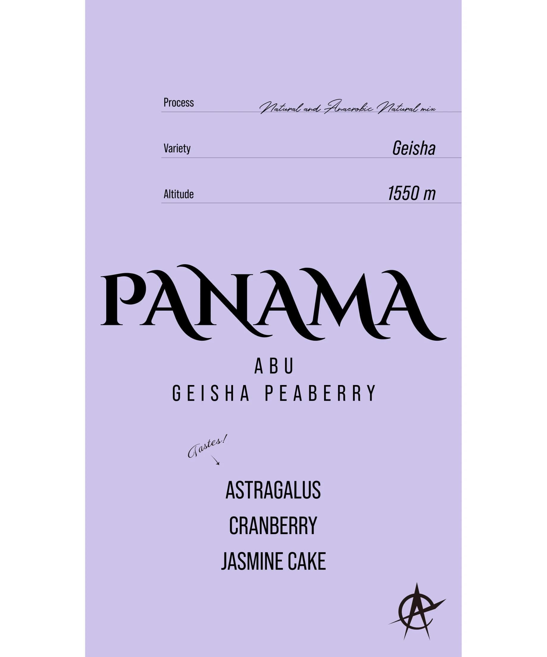 Image of Panama Abu Geisha Peaberry, Geisha - Natural and Anaerobic Natural mix