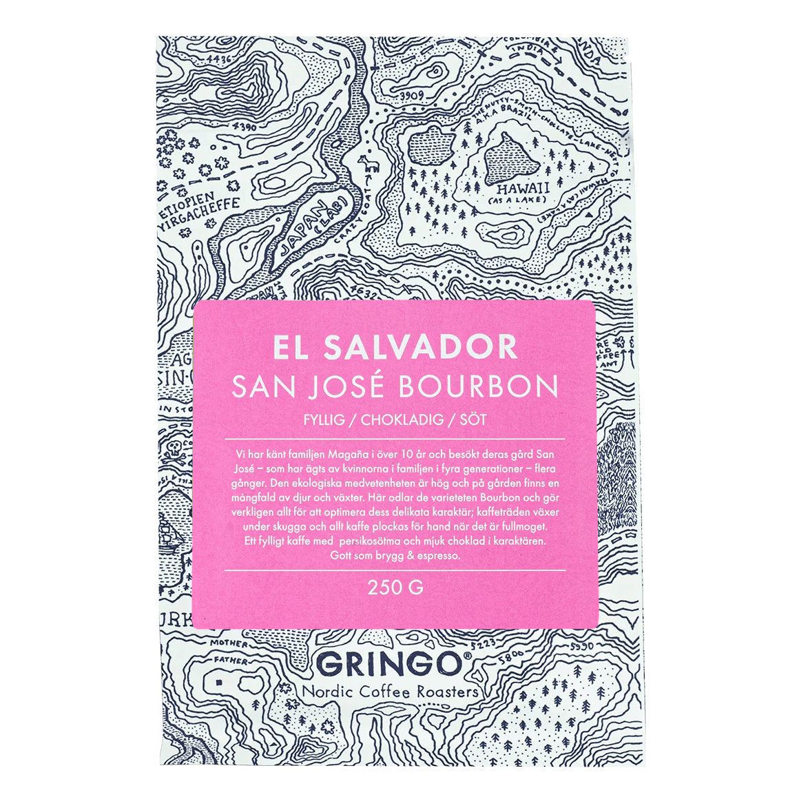 Image of Gringo El Salvador San Jose Bourbon 250 Gram
