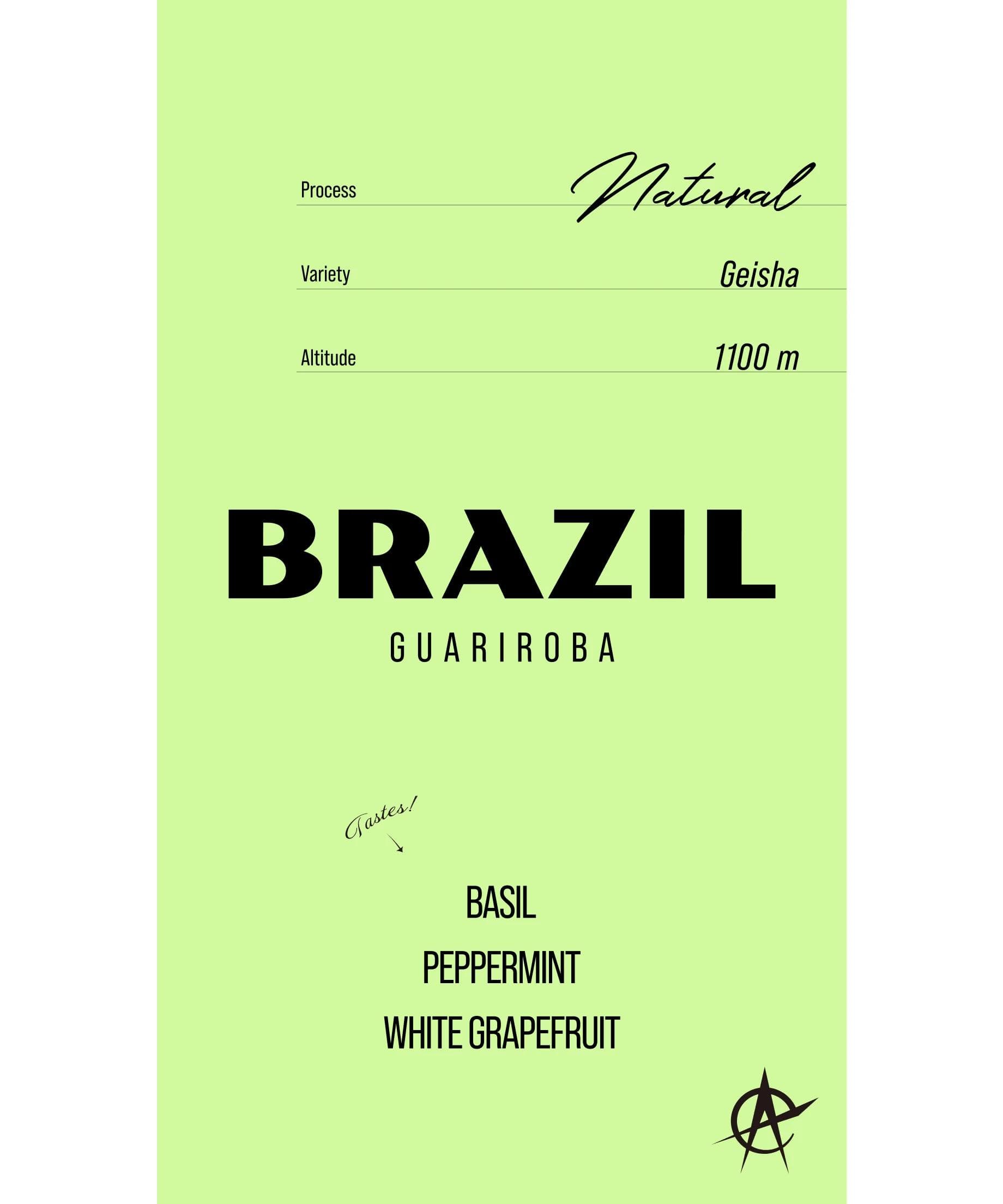 Image of Brazil Guariroba, Geisha - Natural