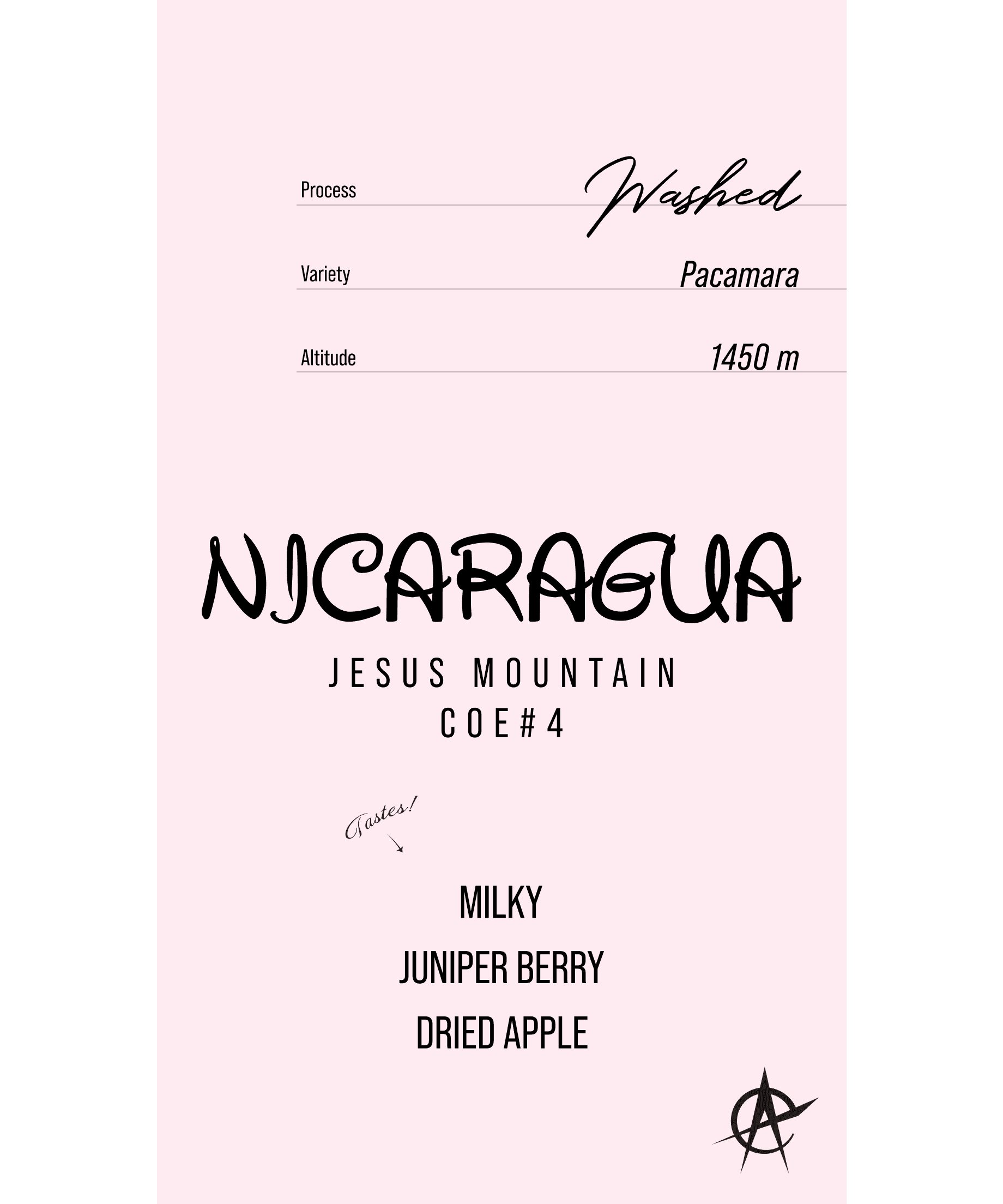 Image of  Nicaragua Jesús Mountain COE#4, Pacamara - Washed