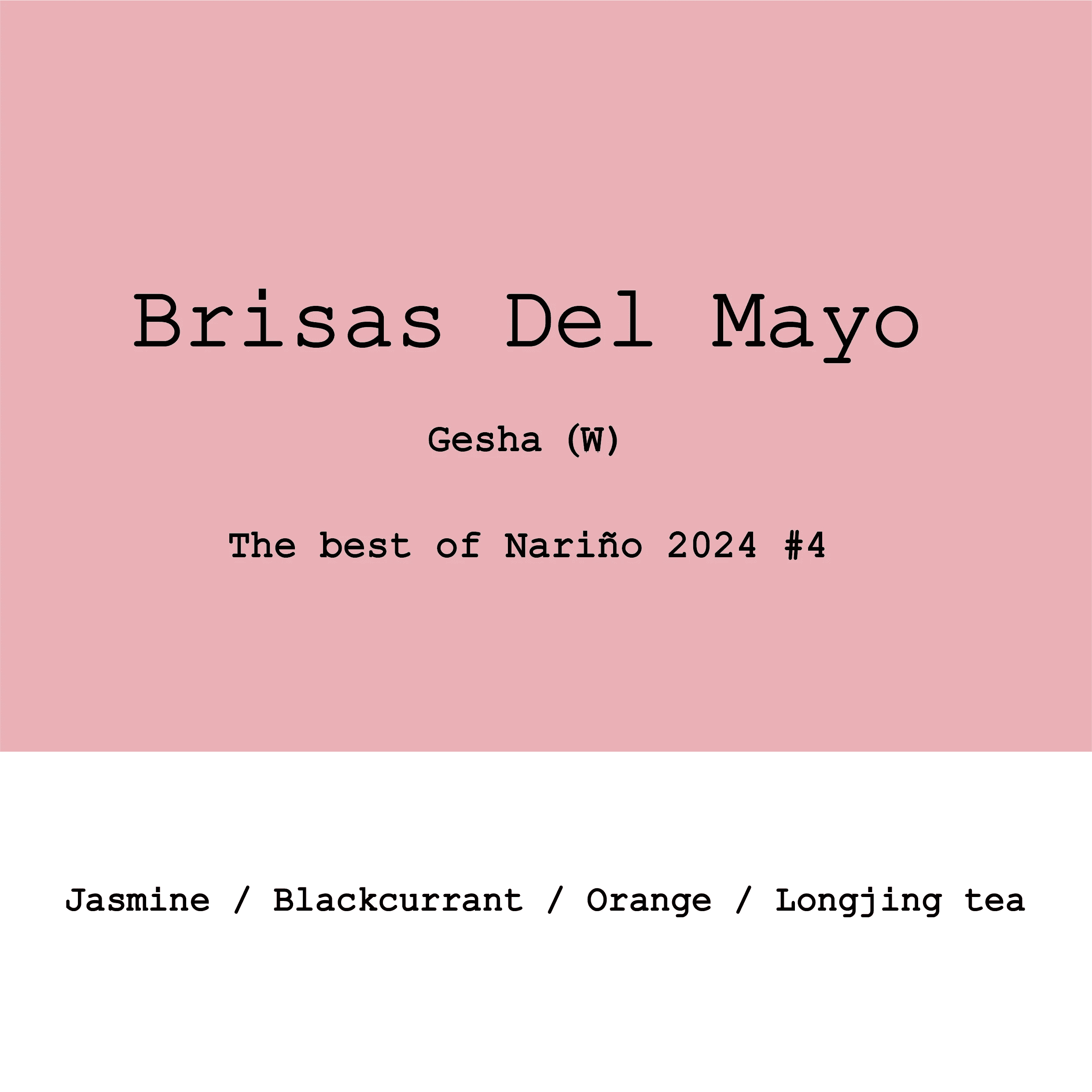 Image of New Crop Colombia Brisas del Mayo Gesha Washed