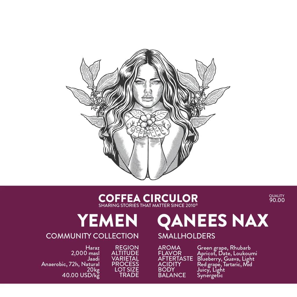 Image of YEMEN Qanees Anaerobic 72h Natural NAX