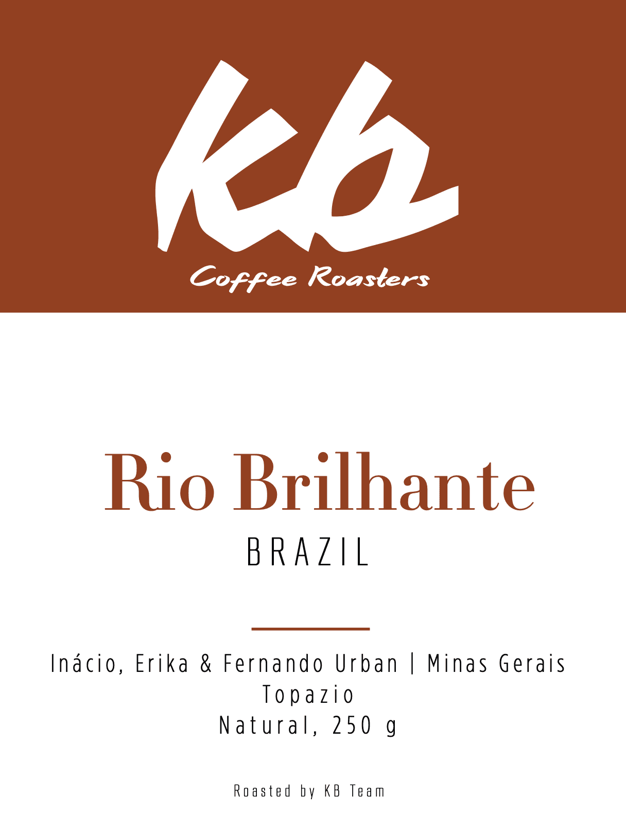 Image of Espresso Brazil Rio Brilhante Topazio