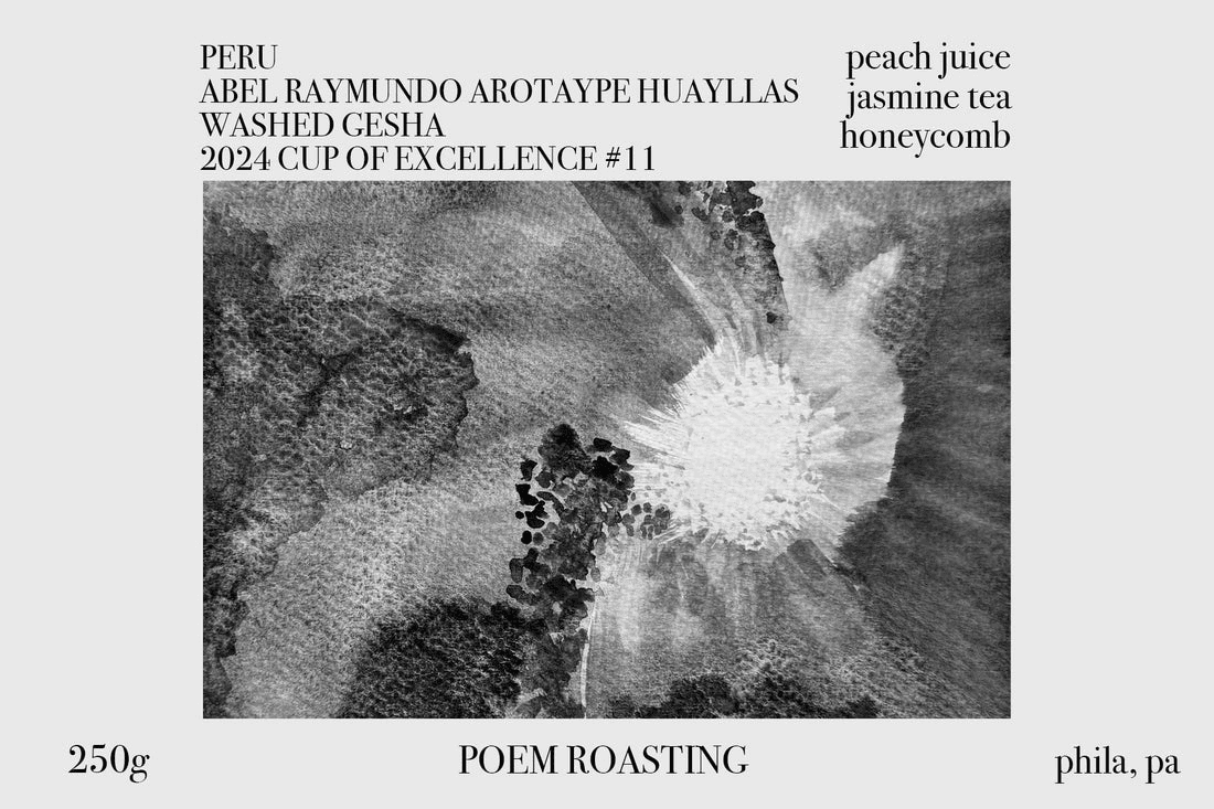 Image of Peru Abel Raymundo Arotaype Huayllas Washed Gesha COE 11