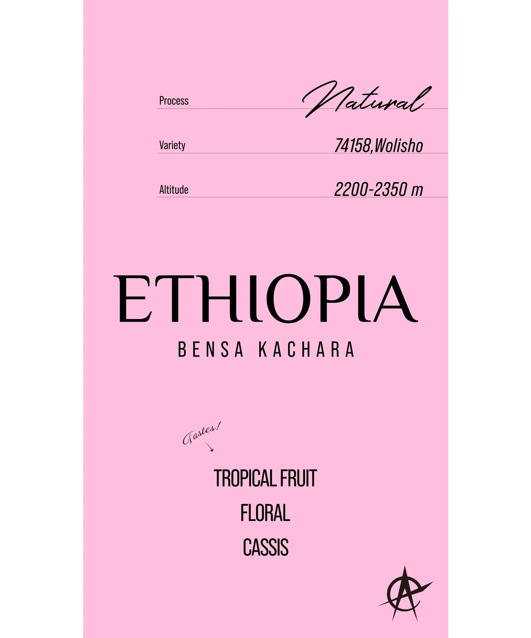 Image of Ethiopia Sidama Bensa Kachara 74158 Wolisho - Natural